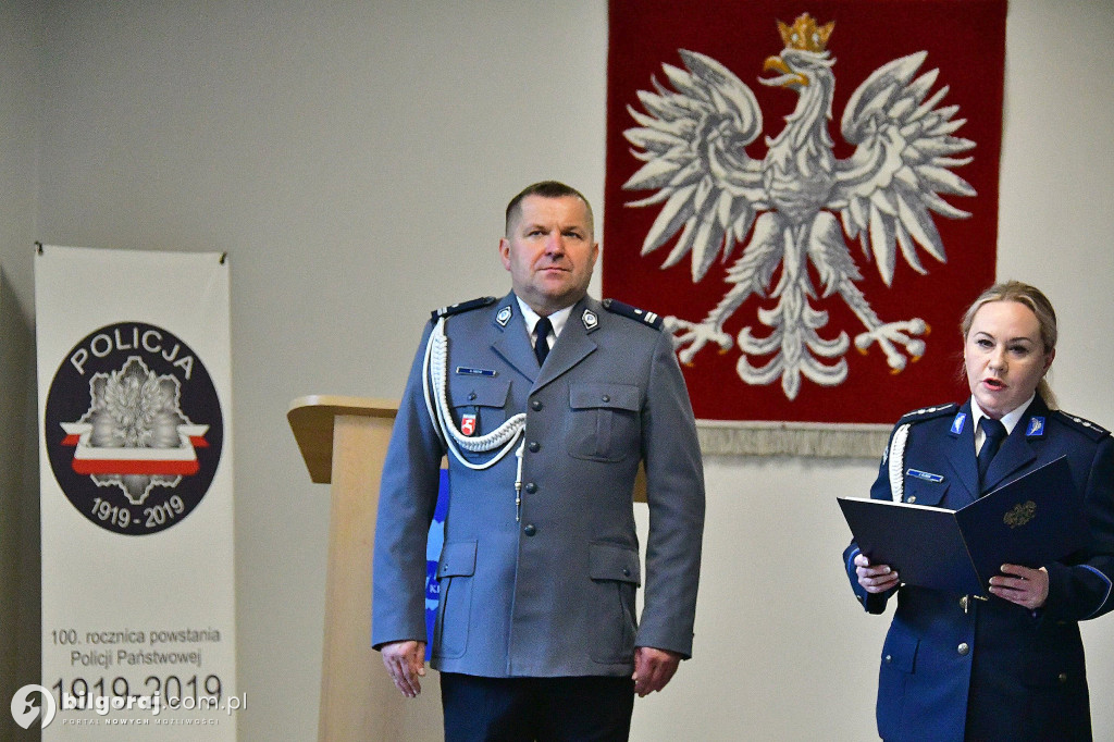 Obchody święta Policji w Komendzie Powiatowej Policji w Biłgoraju