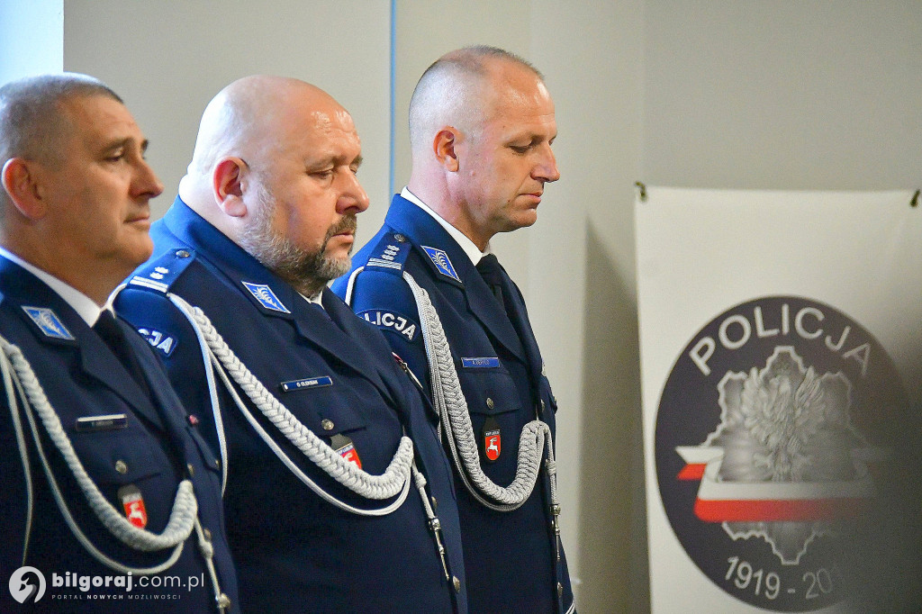 Obchody święta Policji w Komendzie Powiatowej Policji w Biłgoraju