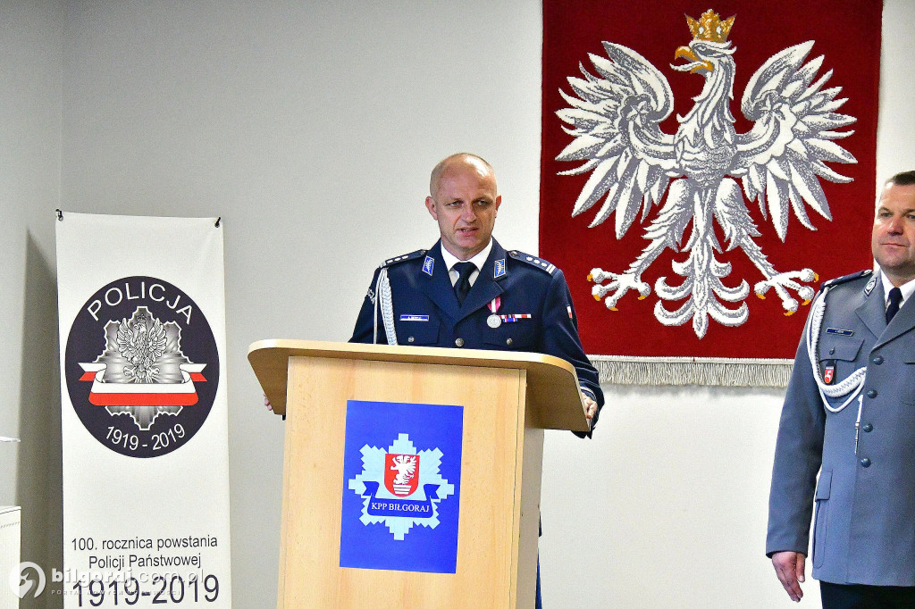 Obchody święta Policji w Komendzie Powiatowej Policji w Biłgoraju