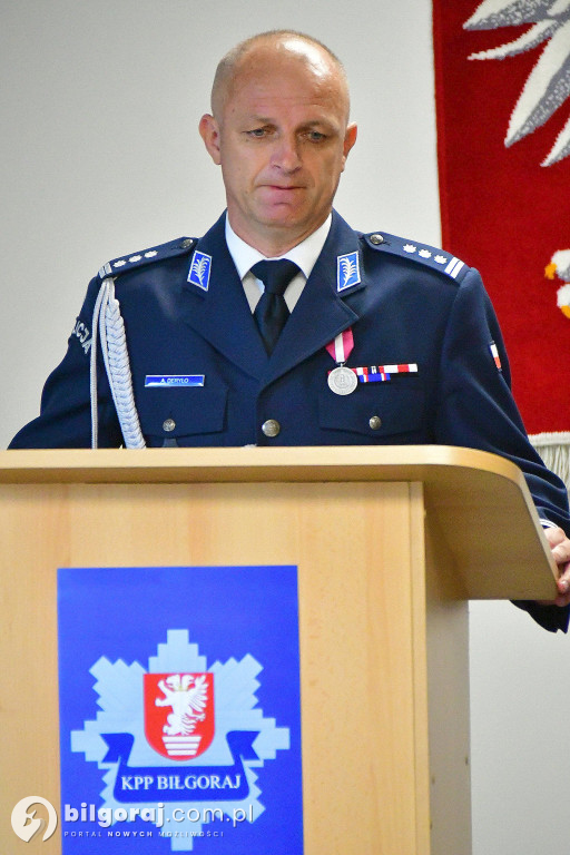 Obchody święta Policji w Komendzie Powiatowej Policji w Biłgoraju