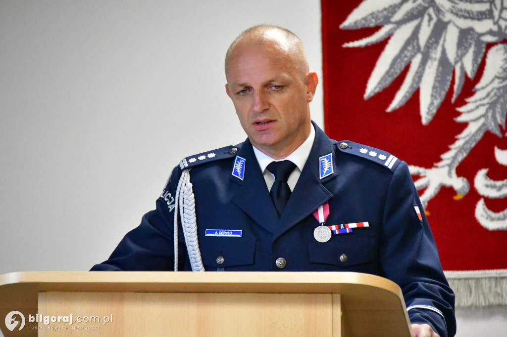 Obchody święta Policji w Komendzie Powiatowej Policji w Biłgoraju