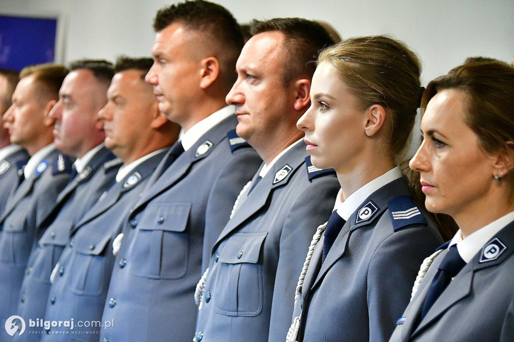 Obchody święta Policji w Komendzie Powiatowej Policji w Biłgoraju