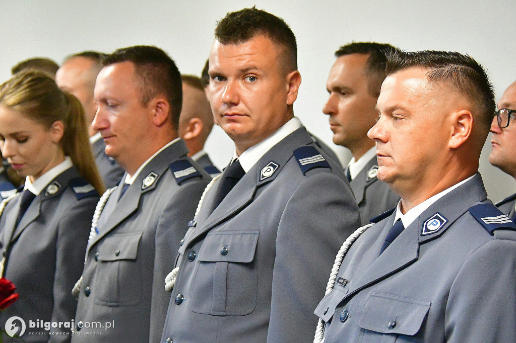 Obchody święta Policji w Komendzie Powiatowej Policji w Biłgoraju