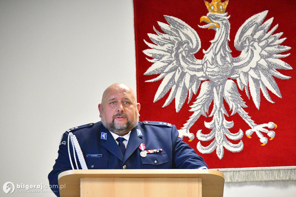 Obchody święta Policji w Komendzie Powiatowej Policji w Biłgoraju