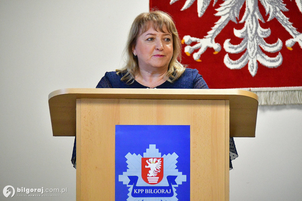 Obchody święta Policji w Komendzie Powiatowej Policji w Biłgoraju