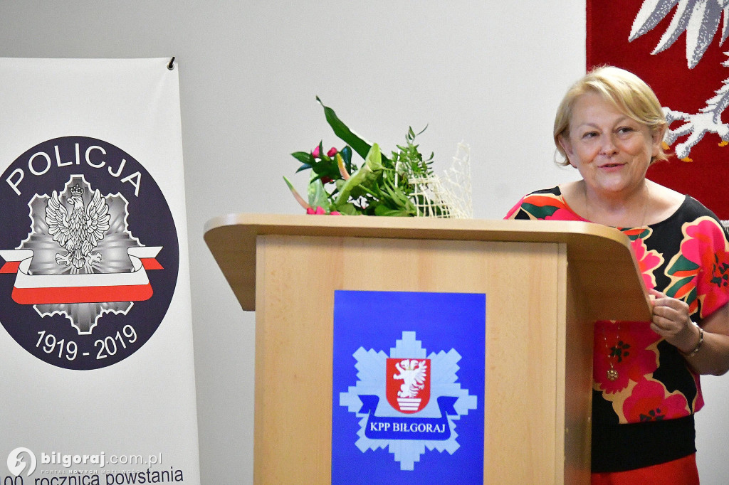 Obchody święta Policji w Komendzie Powiatowej Policji w Biłgoraju
