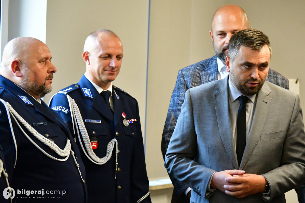 Obchody święta Policji w Komendzie Powiatowej Policji w Biłgoraju