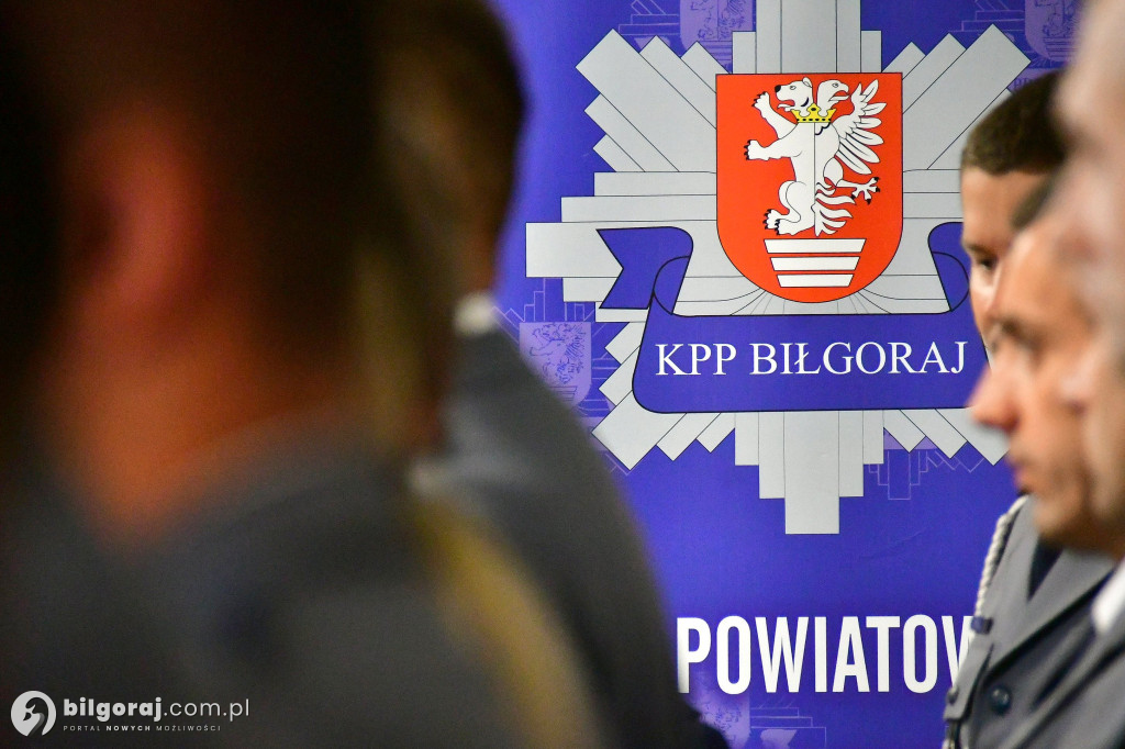 Obchody święta Policji w Komendzie Powiatowej Policji w Biłgoraju