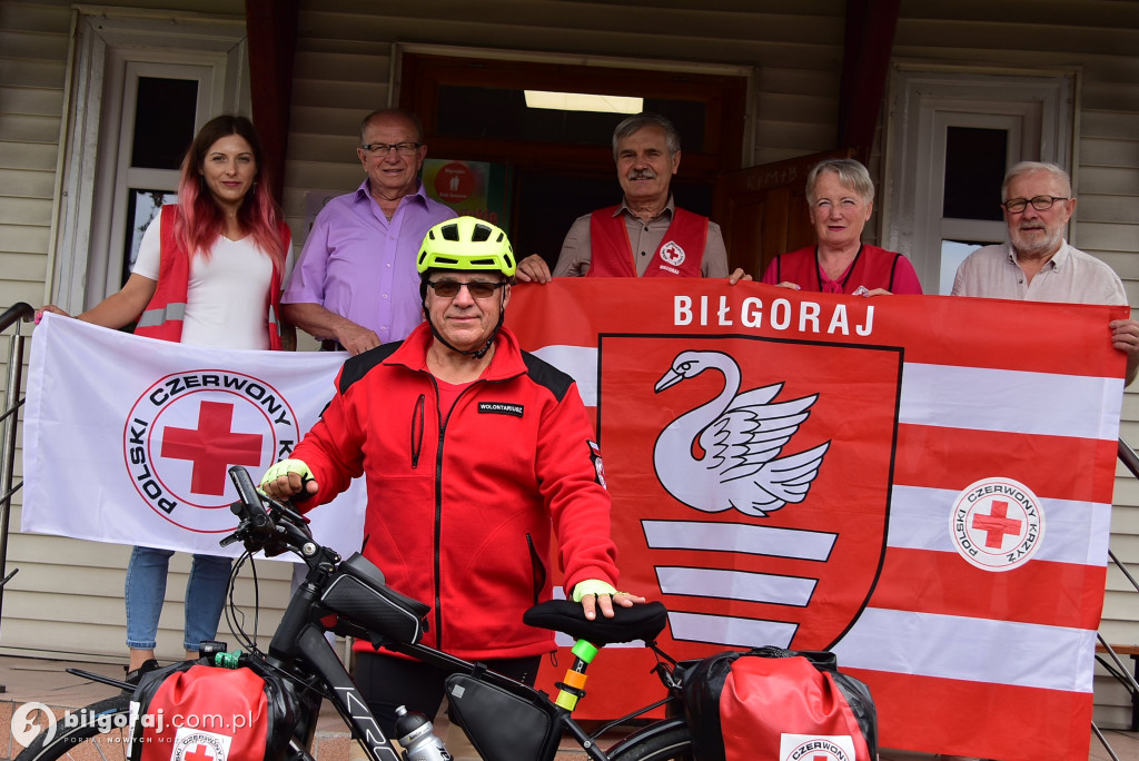 2000 km dla PCK na rowerze - historie z Biłgoraja