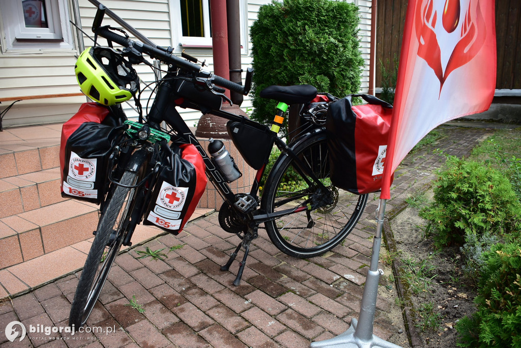 2000 km dla PCK na rowerze - historie z Biłgoraja
