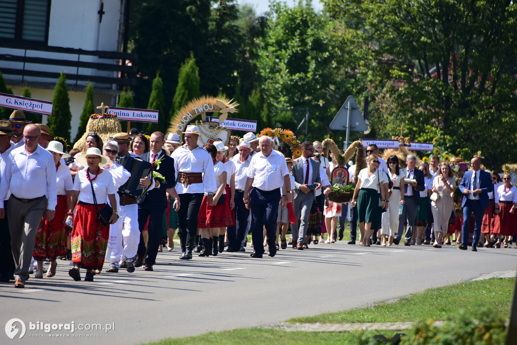 Dożynki powiatu biłgorajskiego w Obszy: Święto plonów i wdzięczności