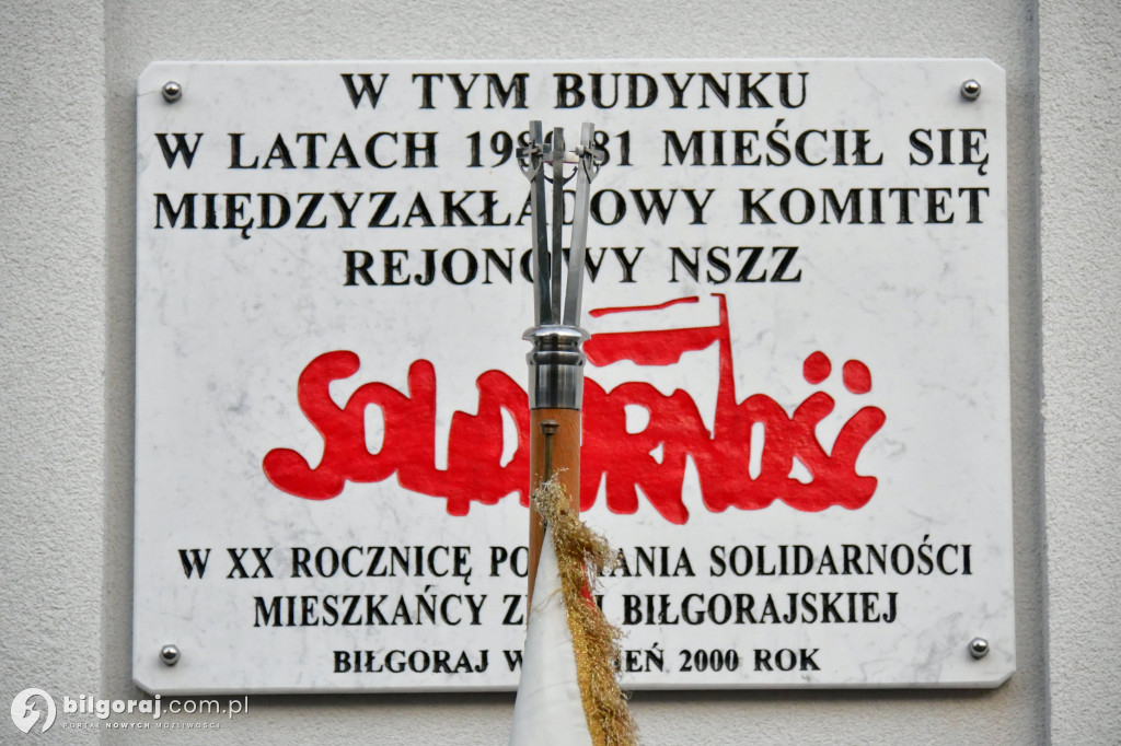 Biłgoraj uczcił 44. rocznicę porozumień sierpniowych