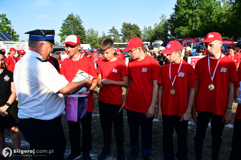 Młodzi strażacy z powiatu biłgorajskiego w Akcji: Podsumowanie zawodów