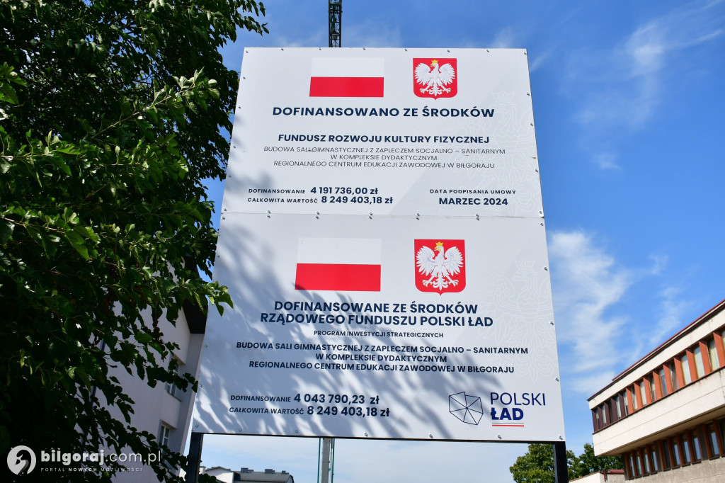 Rosną mury hali sportowej przy RCEZ