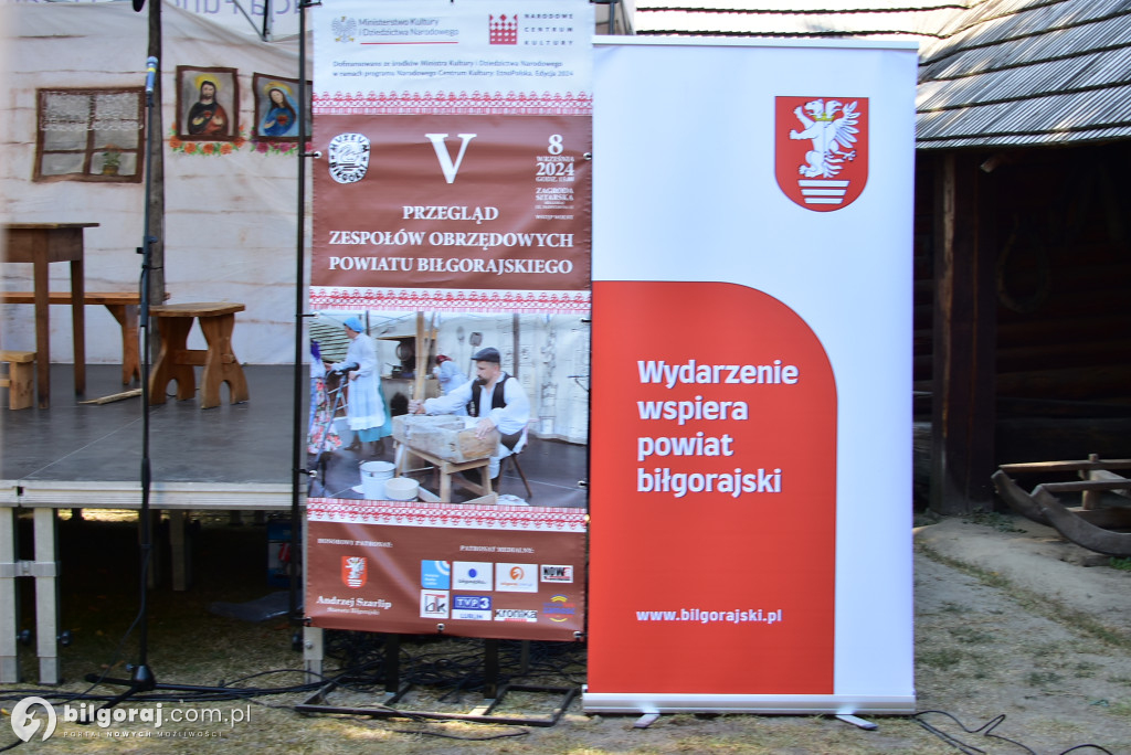 V Przegląd Zespołów Obrzędowych Powiatu Biłgorajskiego w Zagrodzie Sitarskiej