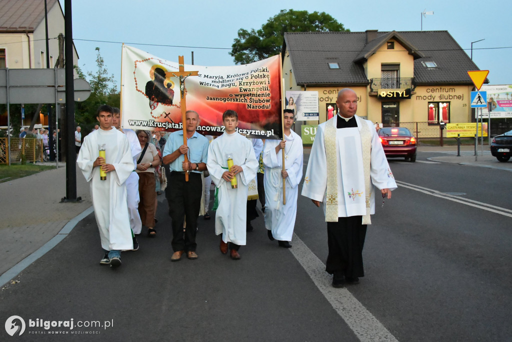 Krucjata Różańcowa za Ojczyznę w Biłgoraju: Świadectwo wiary i nadziei