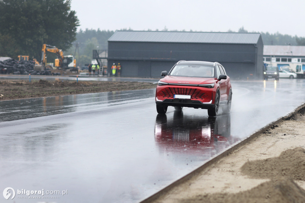Dziennikarze z TVN Turbo na Autodromie w Biłgoraju