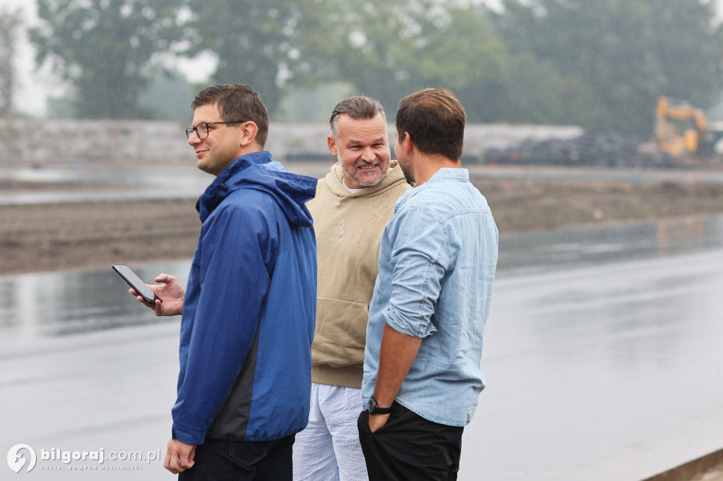 Dziennikarze z TVN Turbo na Autodromie w Biłgoraju