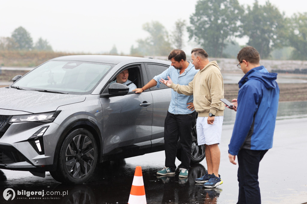 Dziennikarze z TVN Turbo na Autodromie w Biłgoraju