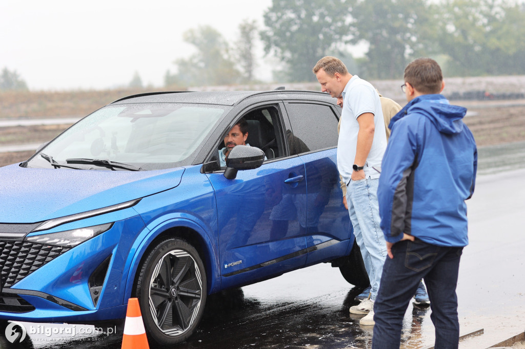 Dziennikarze z TVN Turbo na Autodromie w Biłgoraju
