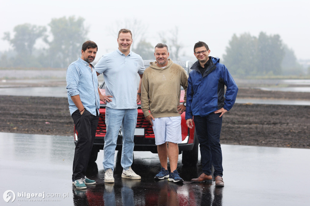 Dziennikarze z TVN Turbo na Autodromie w Biłgoraju