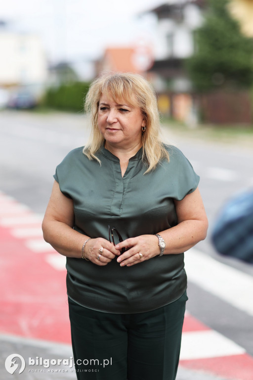 Bezpieczniejsza komunikacja w Biłgoraju – zakończenie budowy drogi dla pieszych i rowerów przy Bagiennej