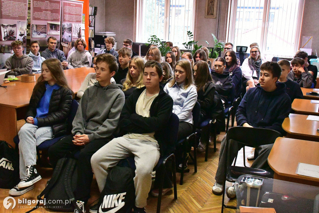 Był wykład, będzie gra terenowa. MiPBP w Biłgoraju realizuje projekt