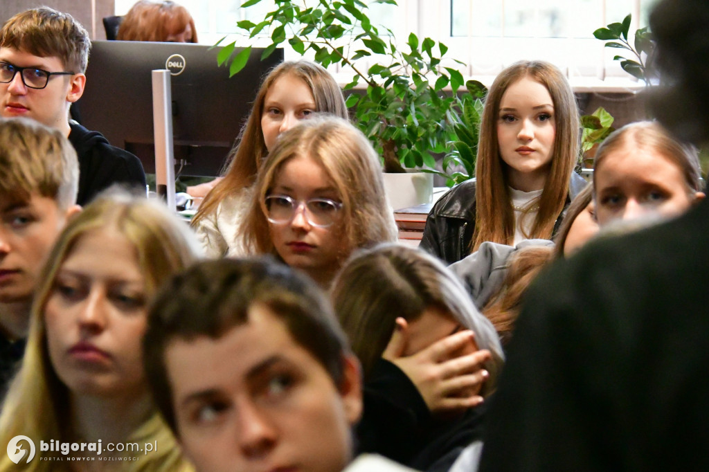 Był wykład, będzie gra terenowa. MiPBP w Biłgoraju realizuje projekt