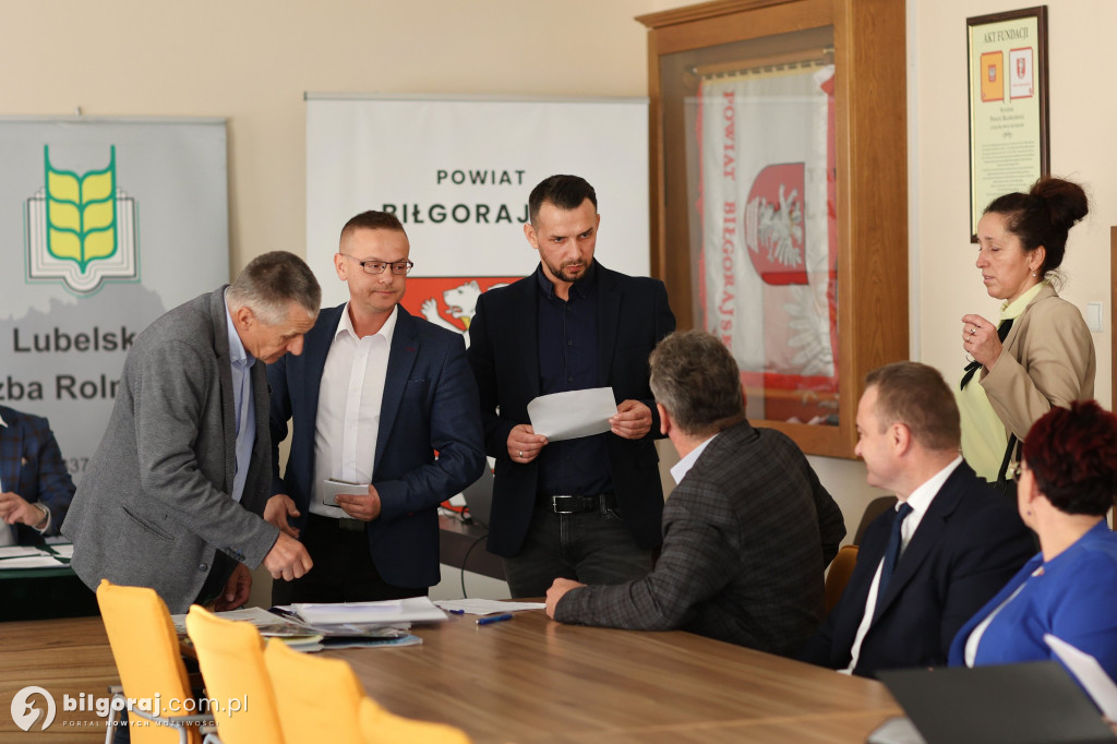 Delegaci rolników spotkali się w Biłgoraju