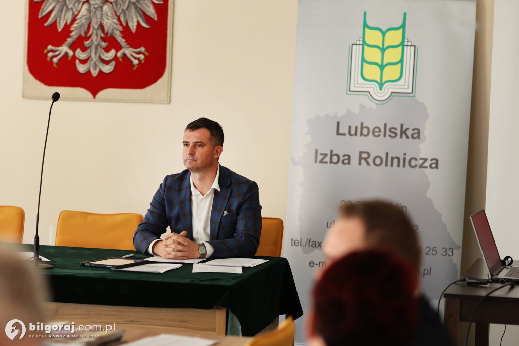 Delegaci rolników spotkali się w Biłgoraju