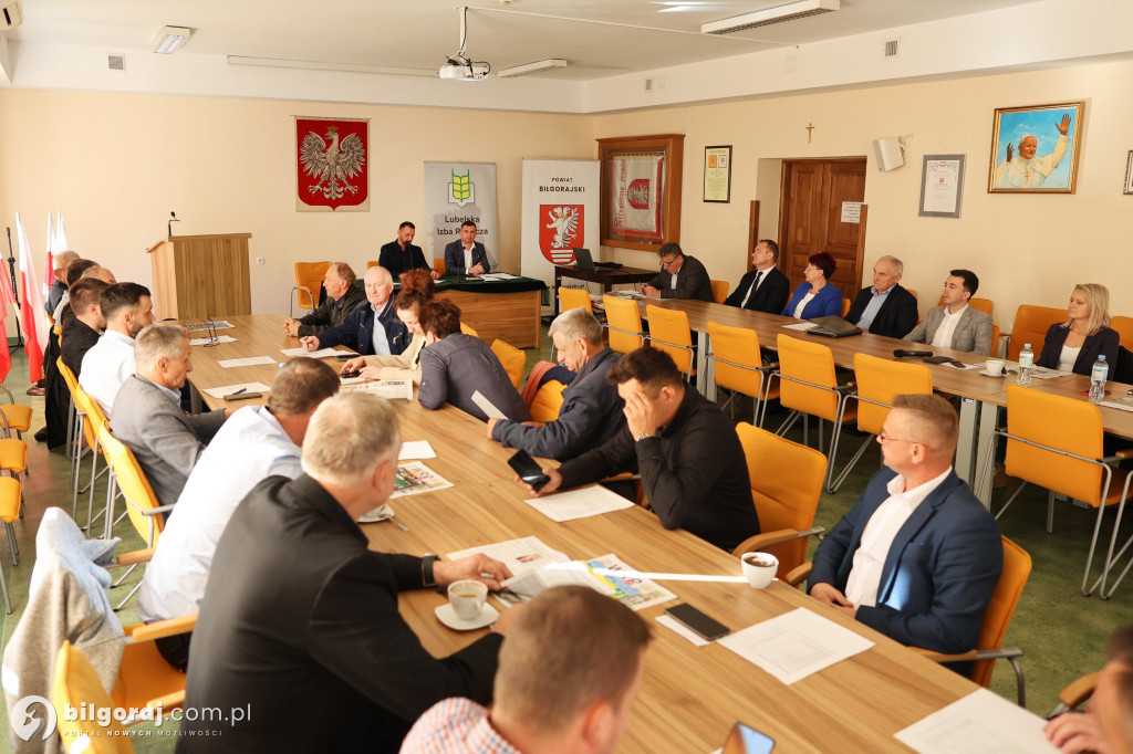Delegaci rolników spotkali się w Biłgoraju