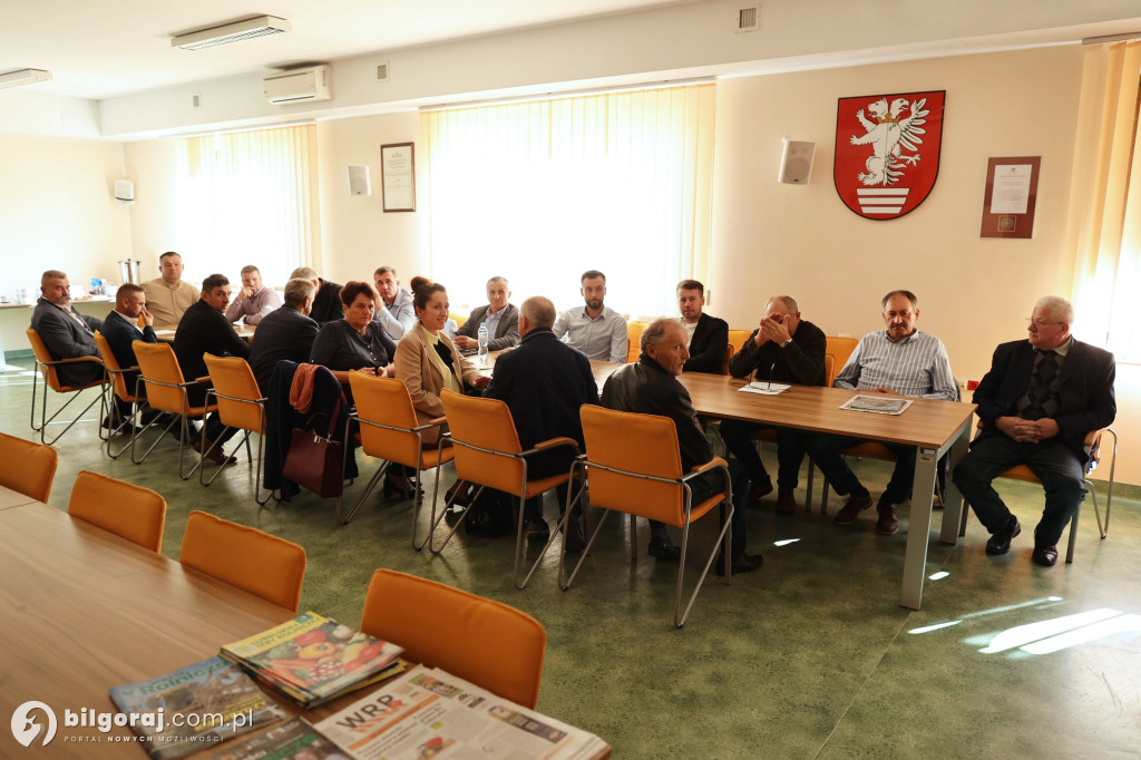 Delegaci rolników spotkali się w Biłgoraju