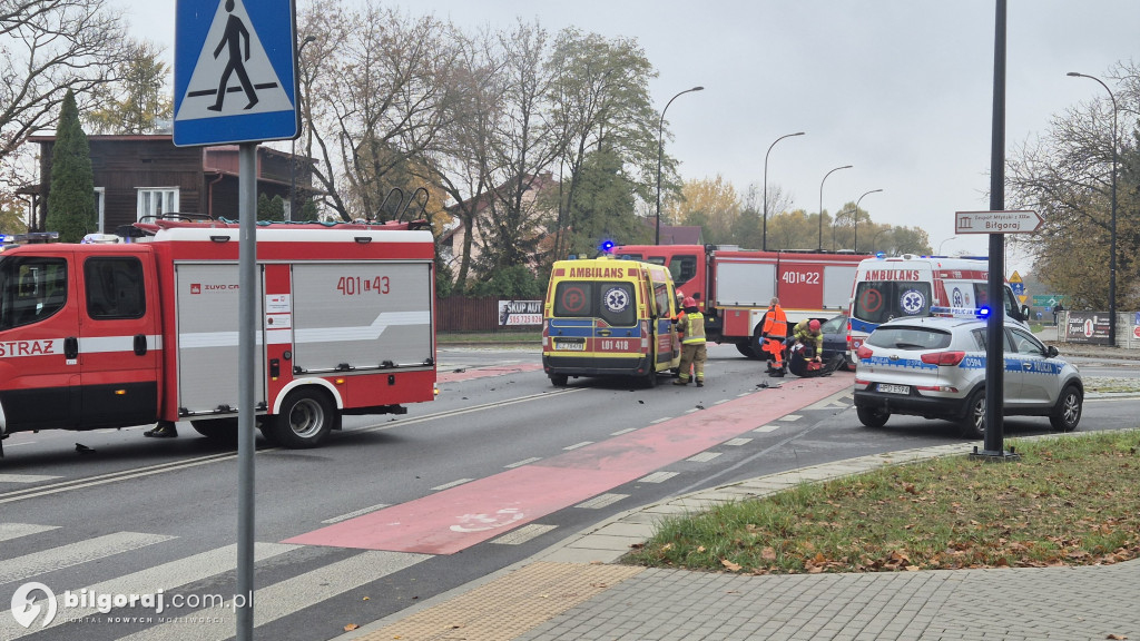 Zablokowane jedno z ważniejszych biłgorajskich skrzyżowań