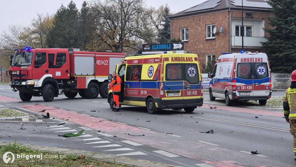 Zablokowane jedno z ważniejszych biłgorajskich skrzyżowań