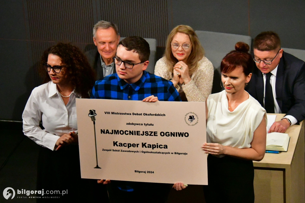 Wielki finał VIII Mistrzostw Debat Oksfordzkich: Młodzi oratorzy w akcji