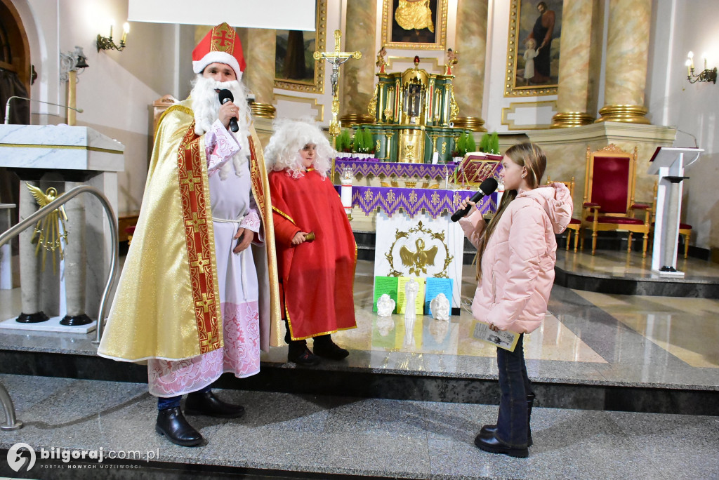 Wizyta Świętego Mikołaja w Kościele św. Marii Magdaleny