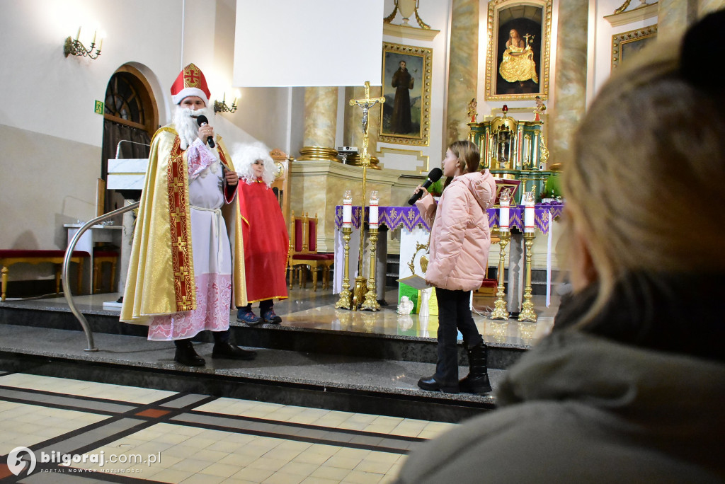 Wizyta Świętego Mikołaja w Kościele św. Marii Magdaleny