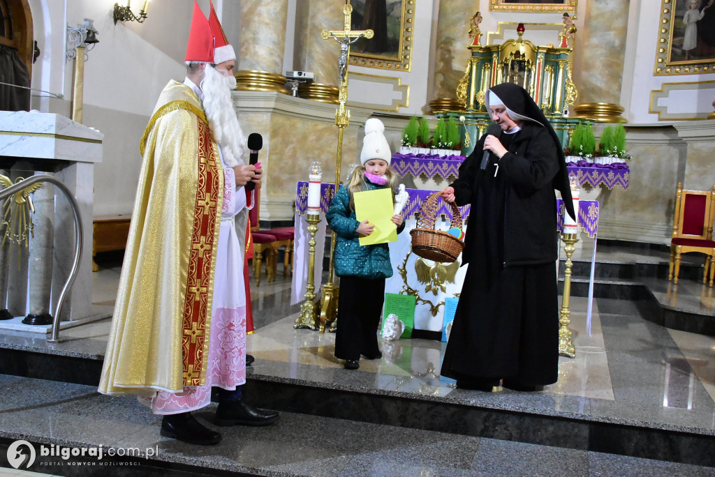 Wizyta Świętego Mikołaja w Kościele św. Marii Magdaleny