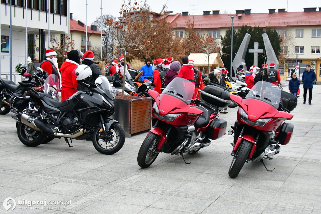 Motomikołajki w Biłgoraju: Motocykliści z sercem dla dzieci