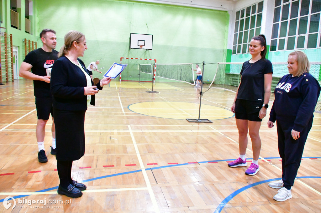 I Turniej w Badmintonie Nauczycieli Szkół Powiatu Biłgorajskiego