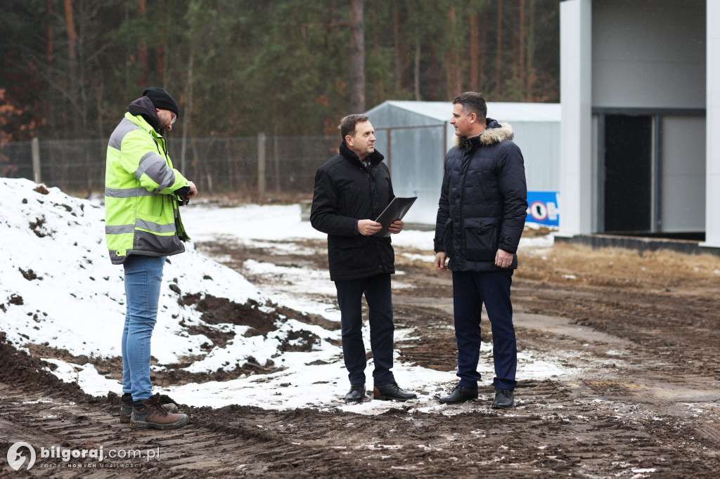 Nowy budynek usługowy dla Zarządu Dróg Powiatowych w Biłgoraju - zakończenie budowy