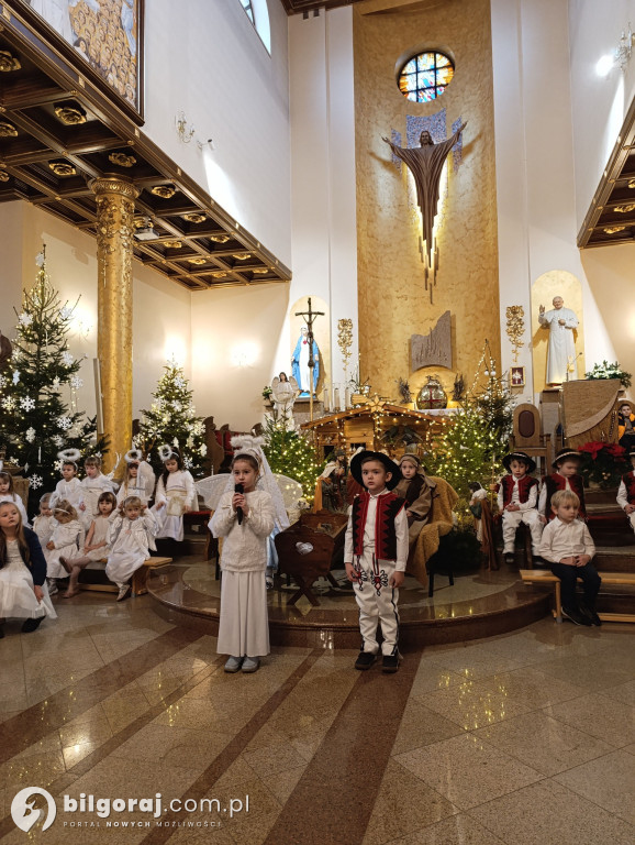 Jasełka w Biłgoraju w wykonaniu przedszkolaków z JPII