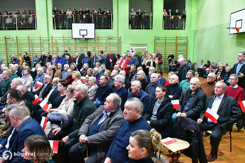 Karol Nawrocki w Biłgoraju. Kandydat na Prezydenta RP spotkał się z mieszkańcami