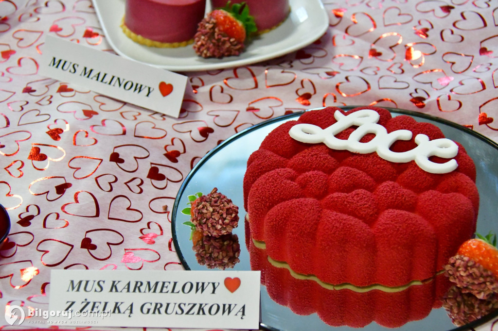 Walentynkowe słodkości z Zespołu Szkół Zawodowych i Ogólnokształcących w Biłgoraju