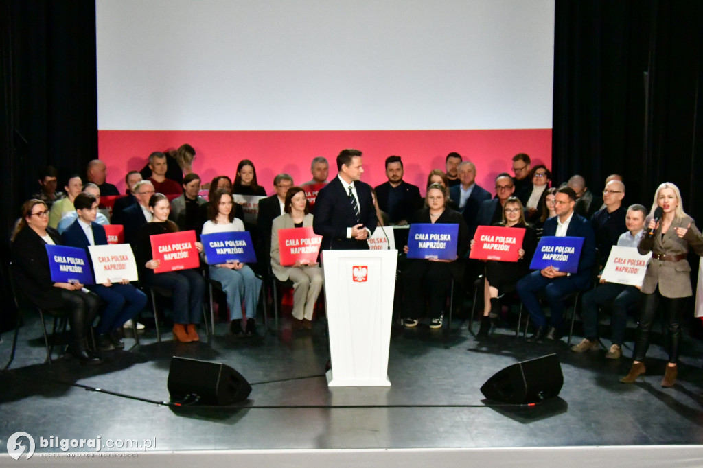 Rafał Trzaskowski w Biłgoraju