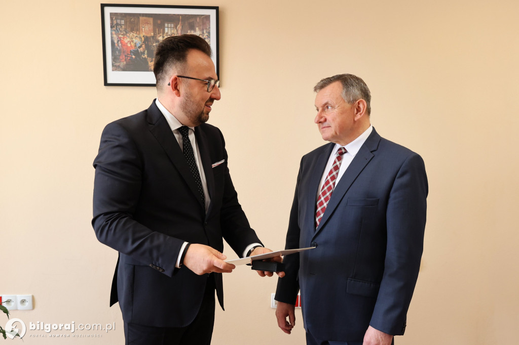 Pracownik Starostwa Powiatowego w Biłgoraju z austriackim odznaczeniem