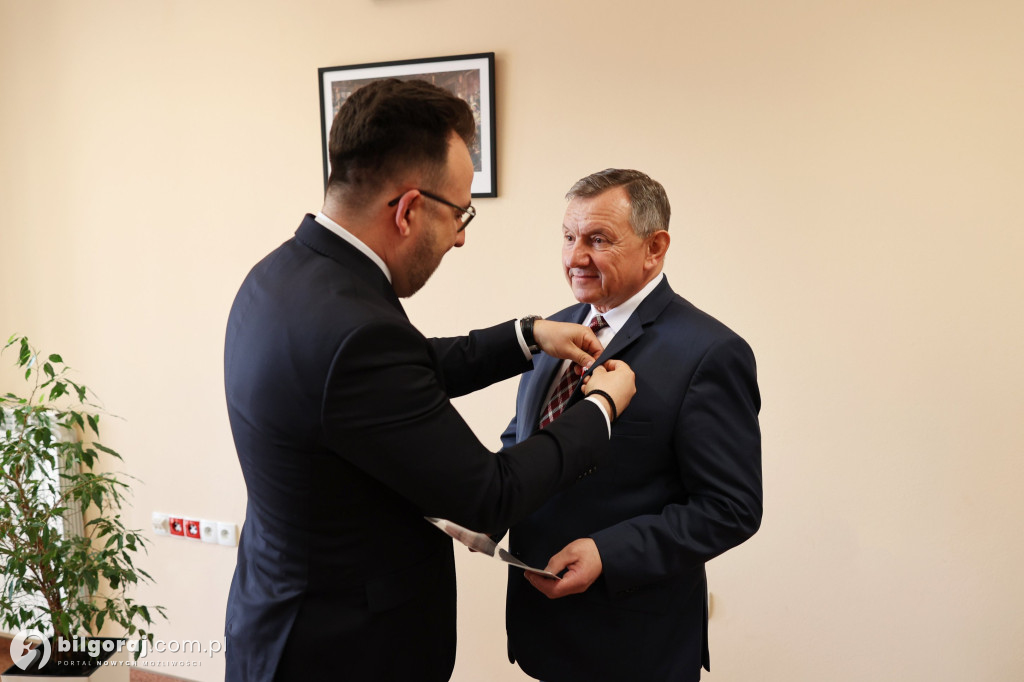 Pracownik Starostwa Powiatowego w Biłgoraju z austriackim odznaczeniem