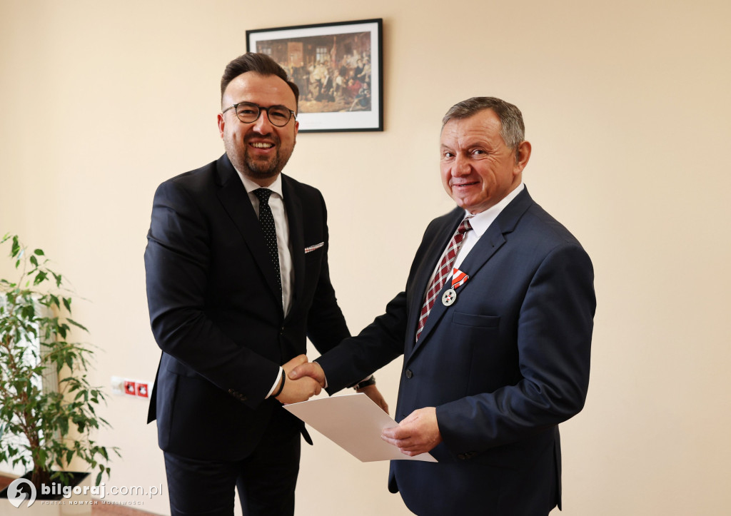 Pracownik Starostwa Powiatowego w Biłgoraju z austriackim odznaczeniem