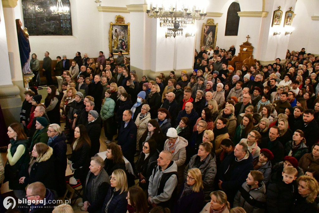 Marcin Zieliński poprowadził modlitwę w Biłgoraju