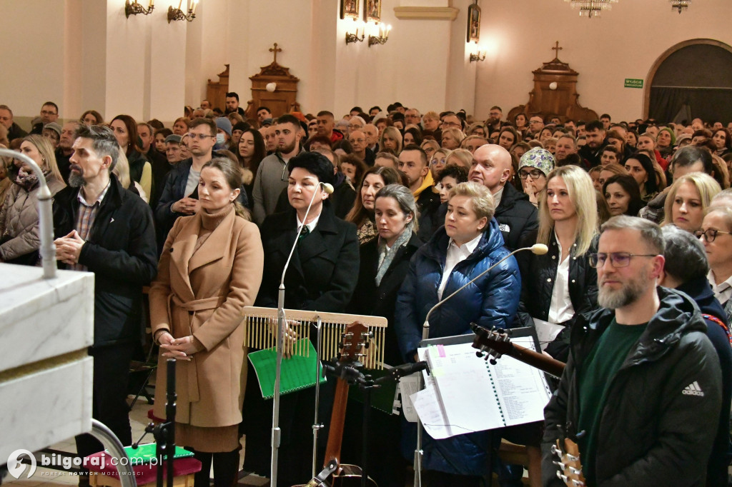 Marcin Zieliński poprowadził modlitwę w Biłgoraju